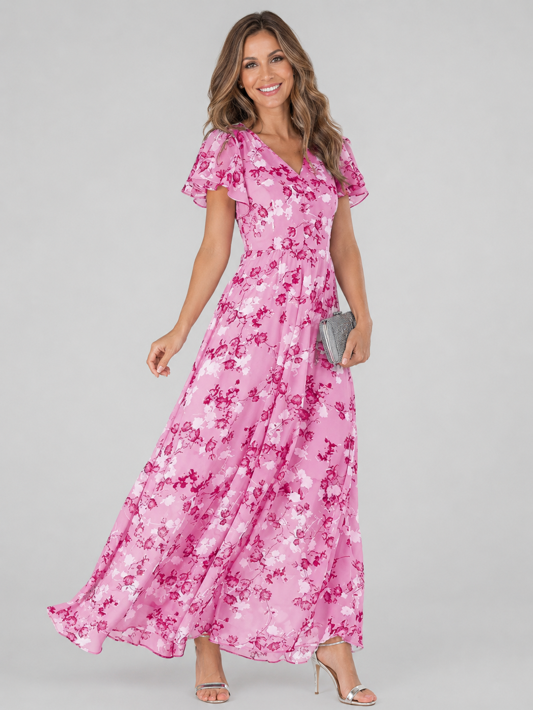 Florine™ | Vestido Maxi Floral con Efecto Vientre Plano
