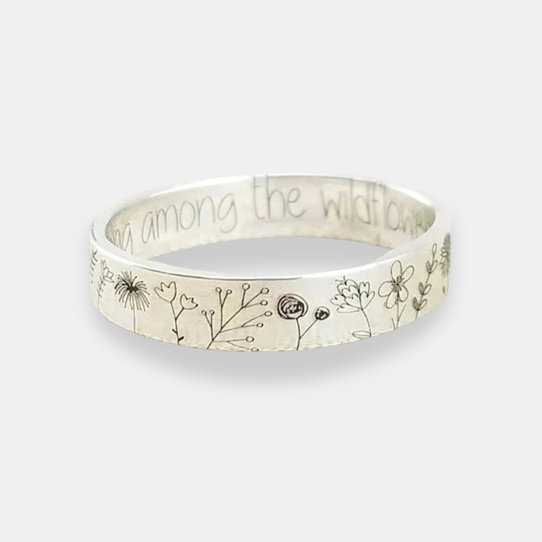Zaïre | Bague gravée à message