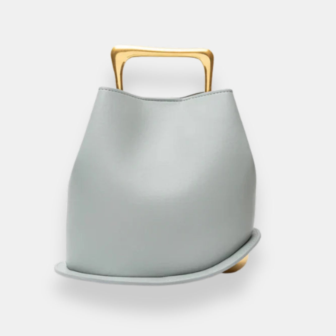 Xélvaine | Bucket Bag with Gold Handle