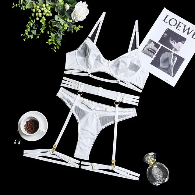 Julietta™ | Conjunto de Lencería de Lujo de 3 Piezas
