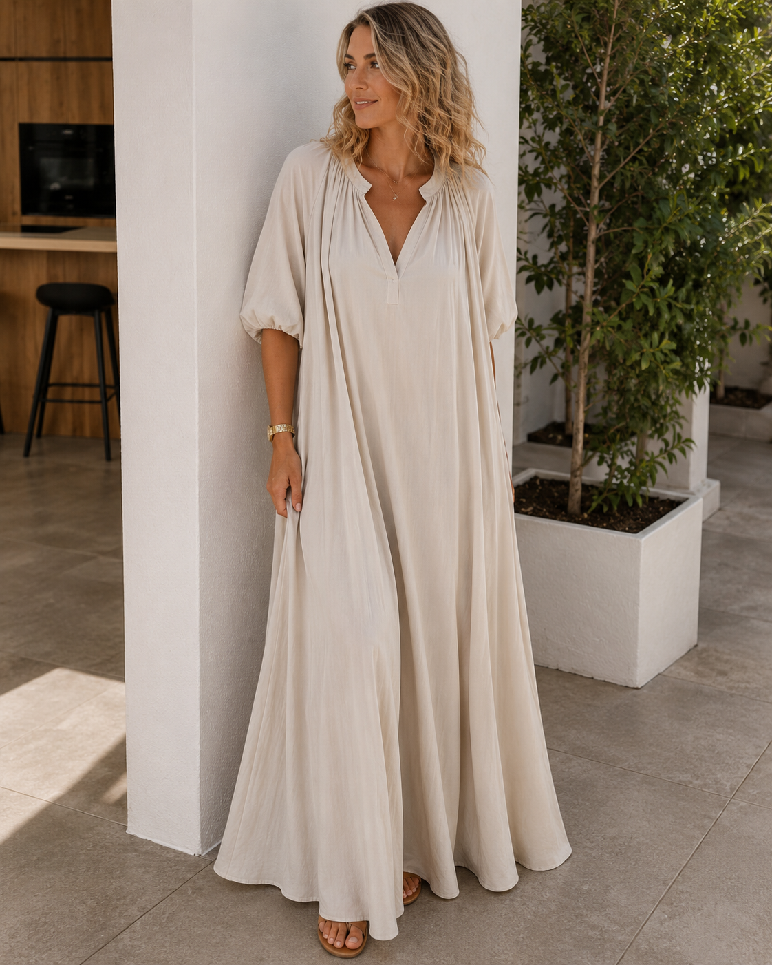 VESTIDO LARGO LILYAN.