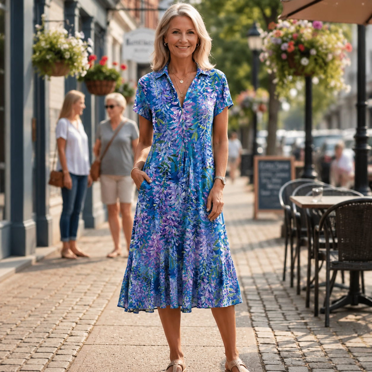 Moira™ | Vestido Midi Elegante con Diseño Efecto Vientre Plano