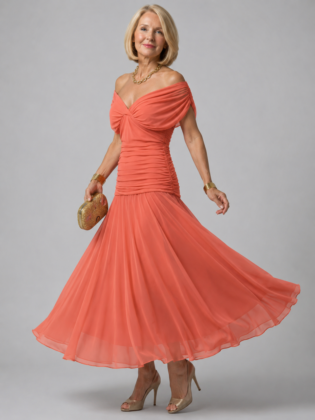 Evelina™ | Vestido Maxi Elegante con Efecto Vientre Plano