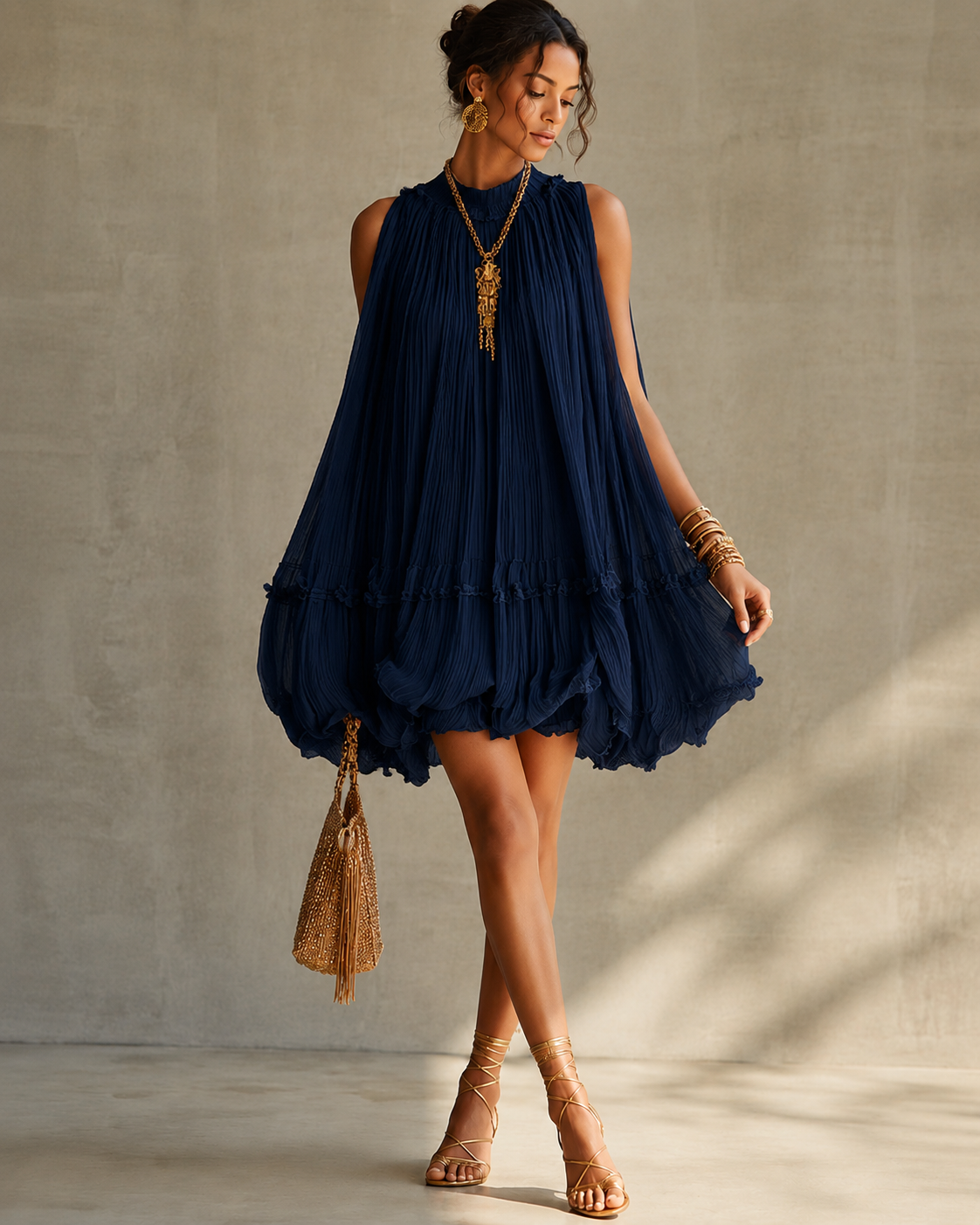 Camilla™ | Vestido de Gasa Ligero con Efecto Vientre Plano