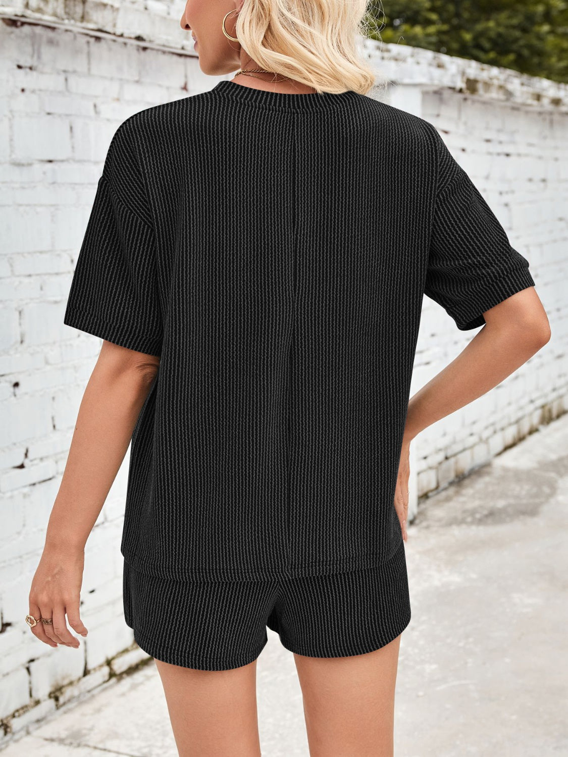 Jinte™ | Conjunto de Loungewear en Punto Canalé
