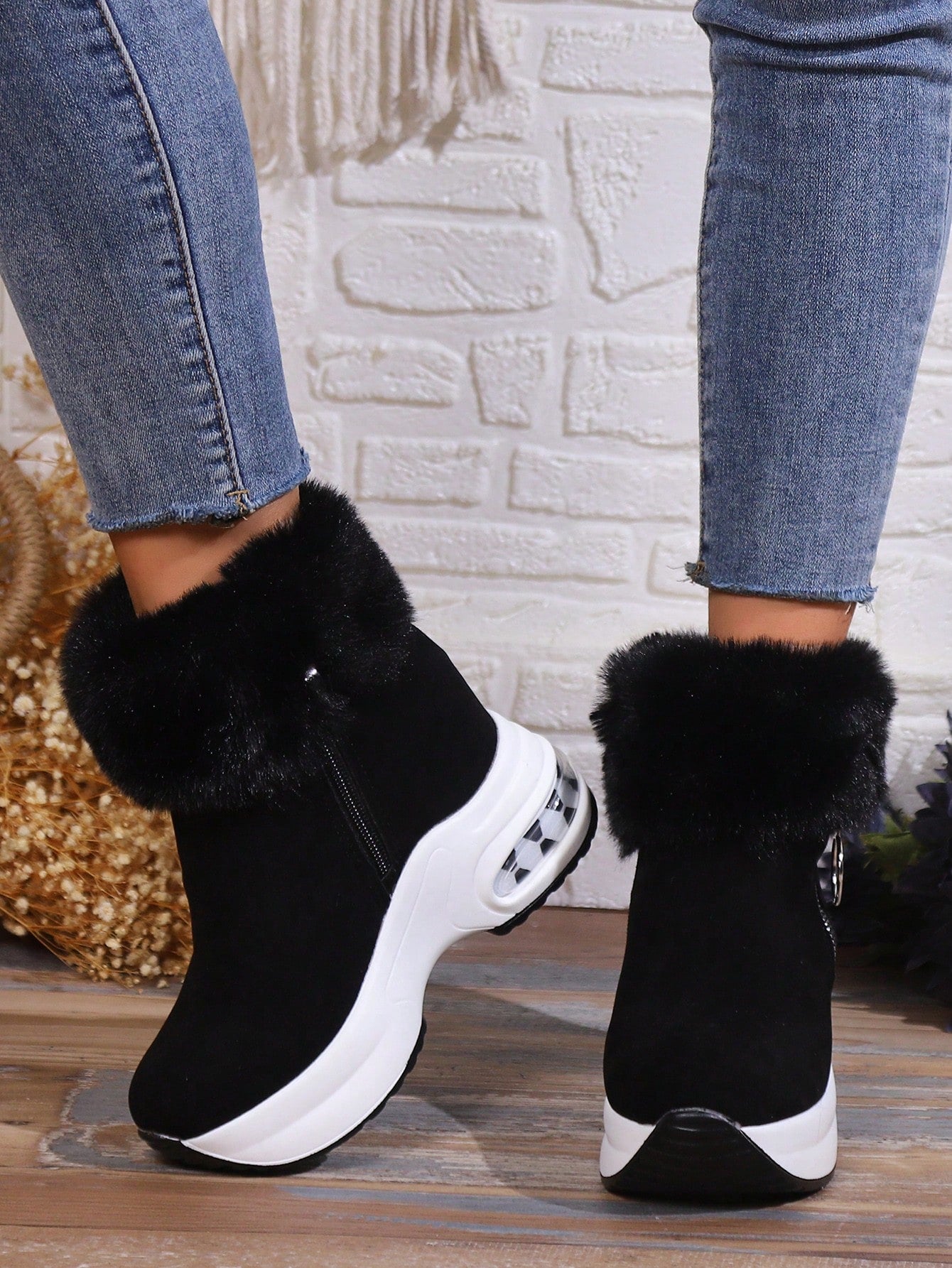 Noor™ | Botas Plataforma Cómodas con Pelo Sintético