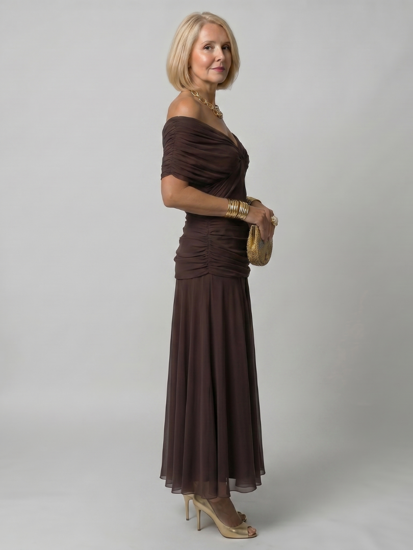 Evelina™ | Vestido Maxi Elegante con Efecto Vientre Plano