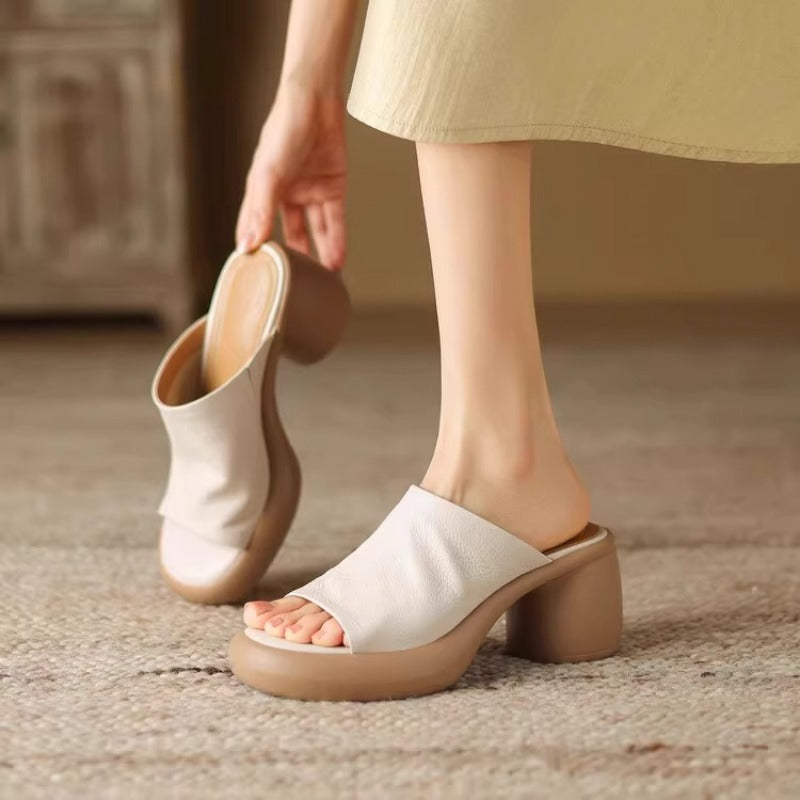 Evie™ | Sandalias Ortopédicas Cómodas con Tacón