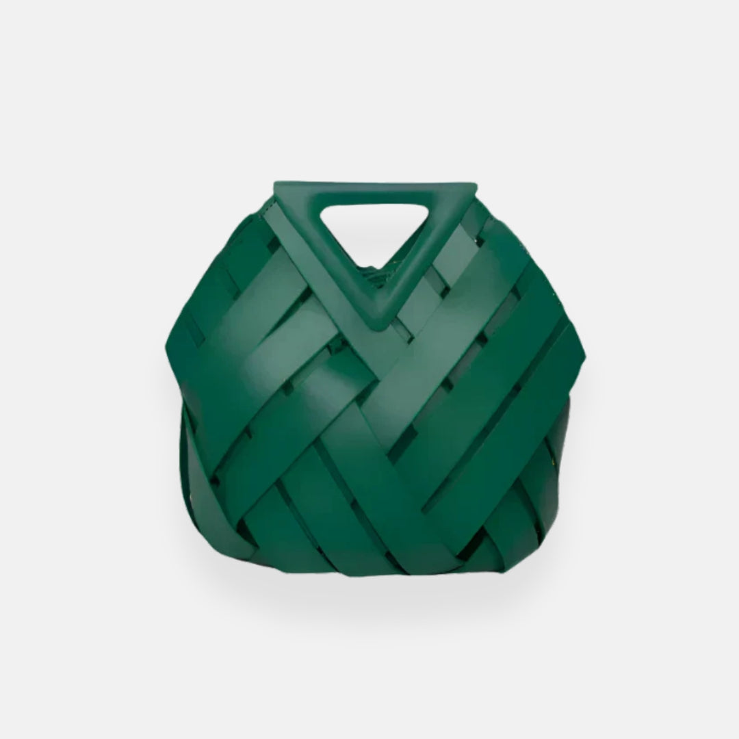 Zara | Woven Bag with Triangle Handle