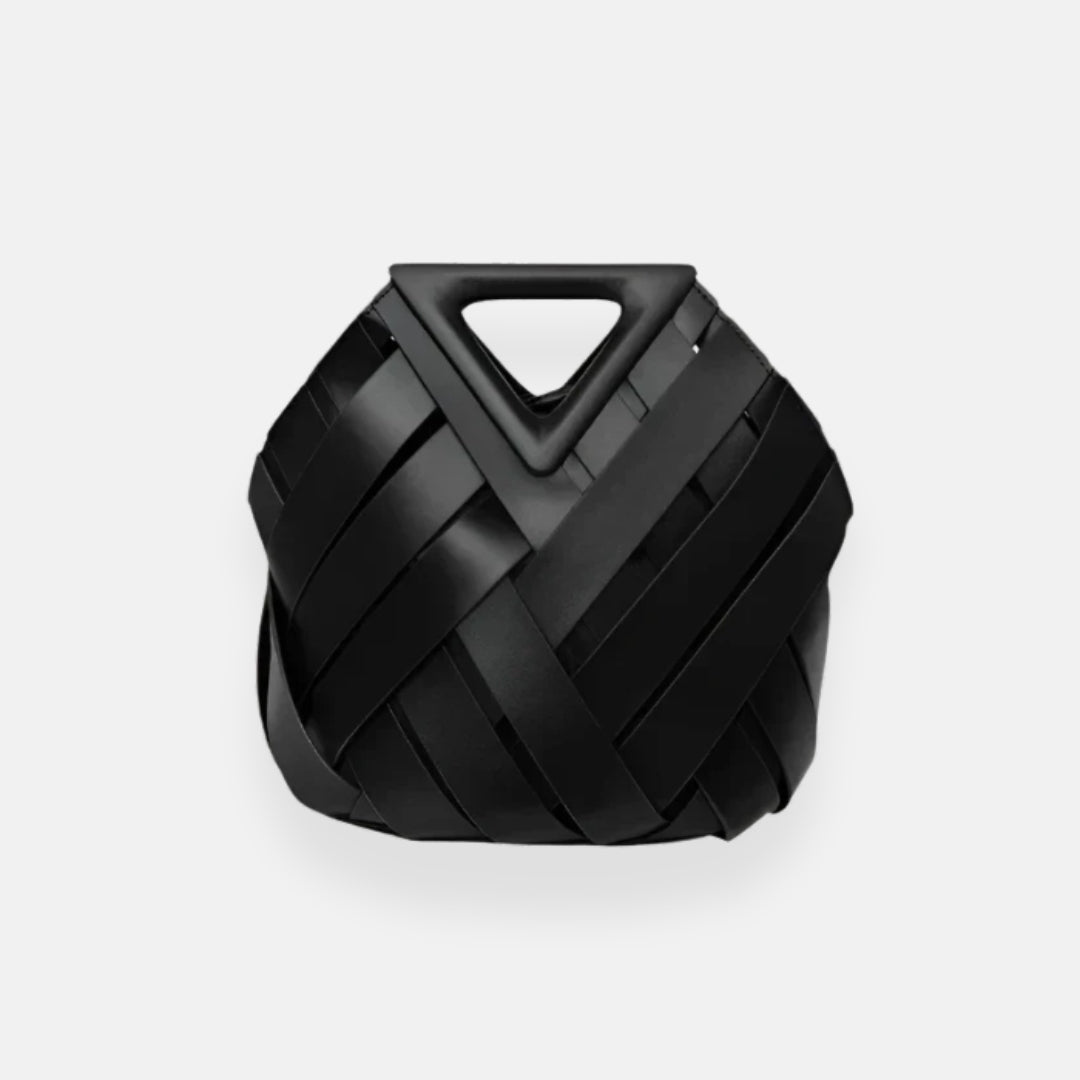 Zara | Woven Bag with Triangle Handle
