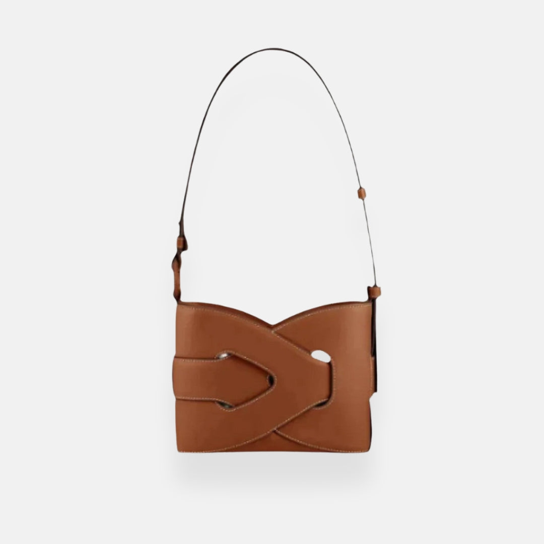 Tania | Woven-Design Crossbody Bag