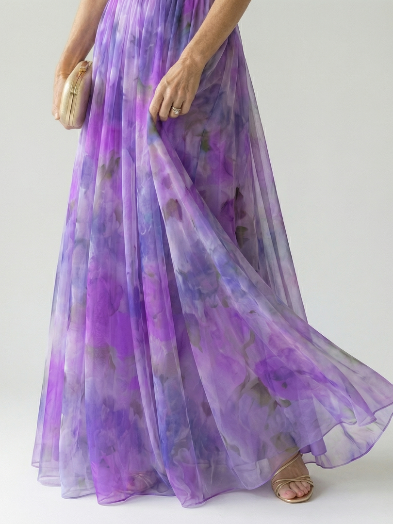 Vivienne™ | Vestido Maxi Estampado con Efecto Vientre Plano