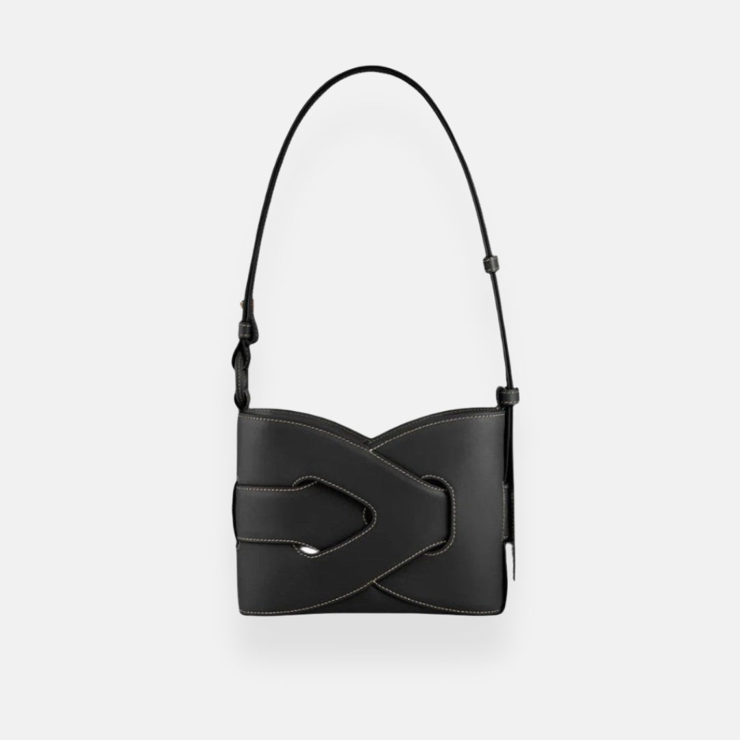 Tania | Woven-Design Crossbody Bag