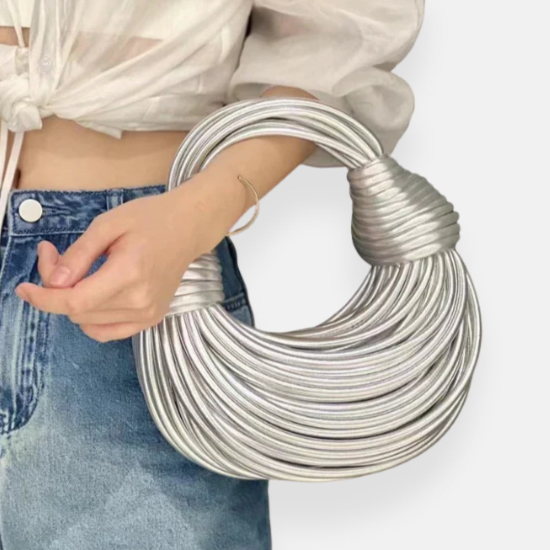 Olympe | Sculptural Gold Handbag