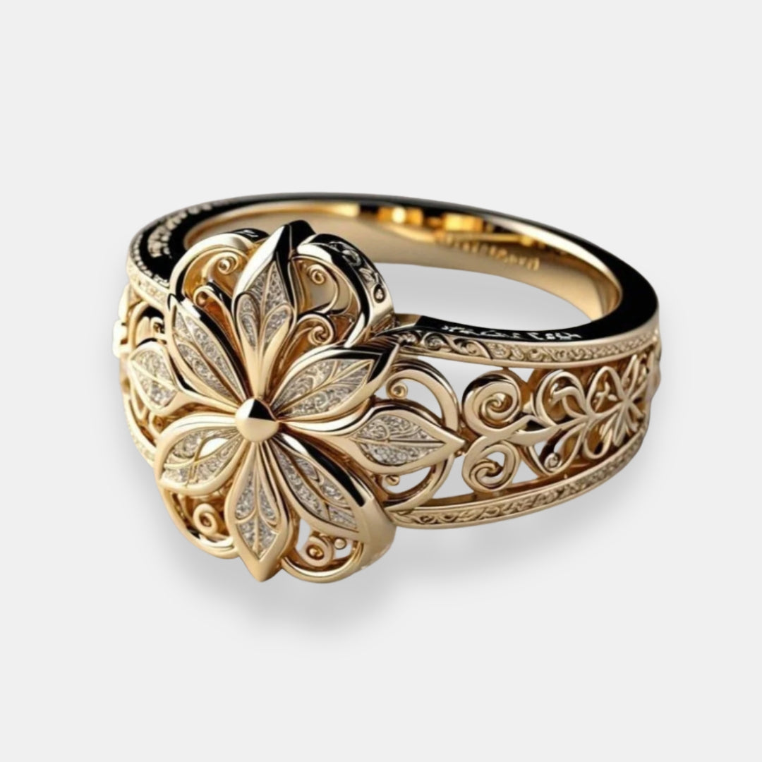 Vauthière | Bague filigrane à motif floral