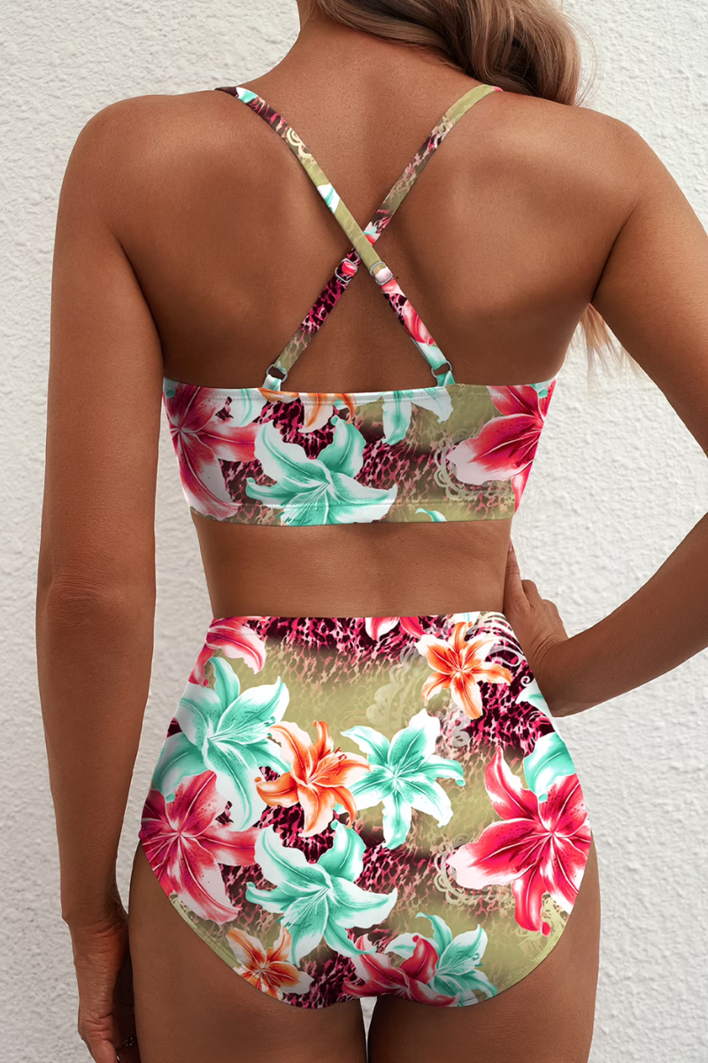 Fenna™ | Conjunto Bikini de Cuadros Moderno