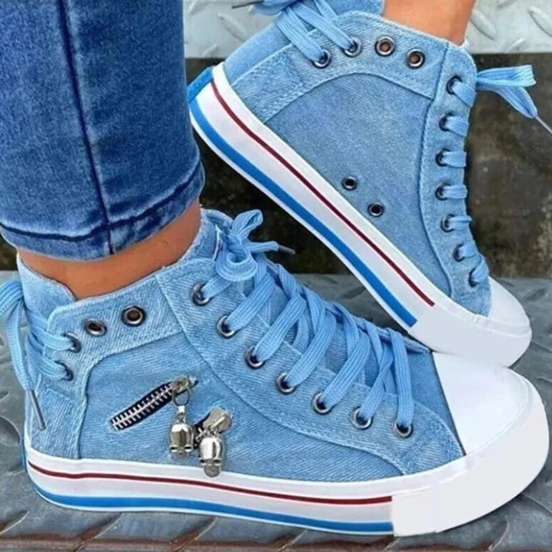 Eva™ | Zapatillas de Tela Vaquera