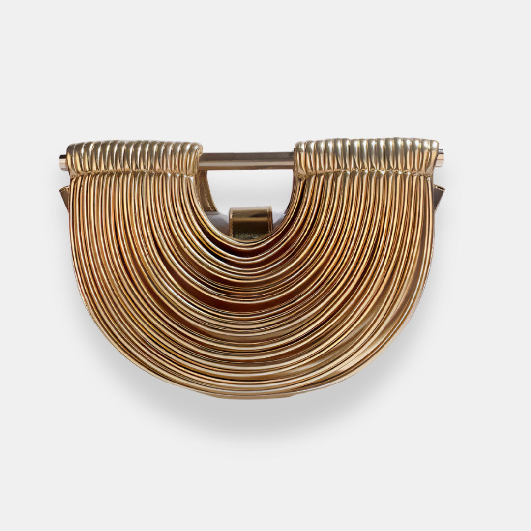 Variolène | Sac demi-lune nervuré