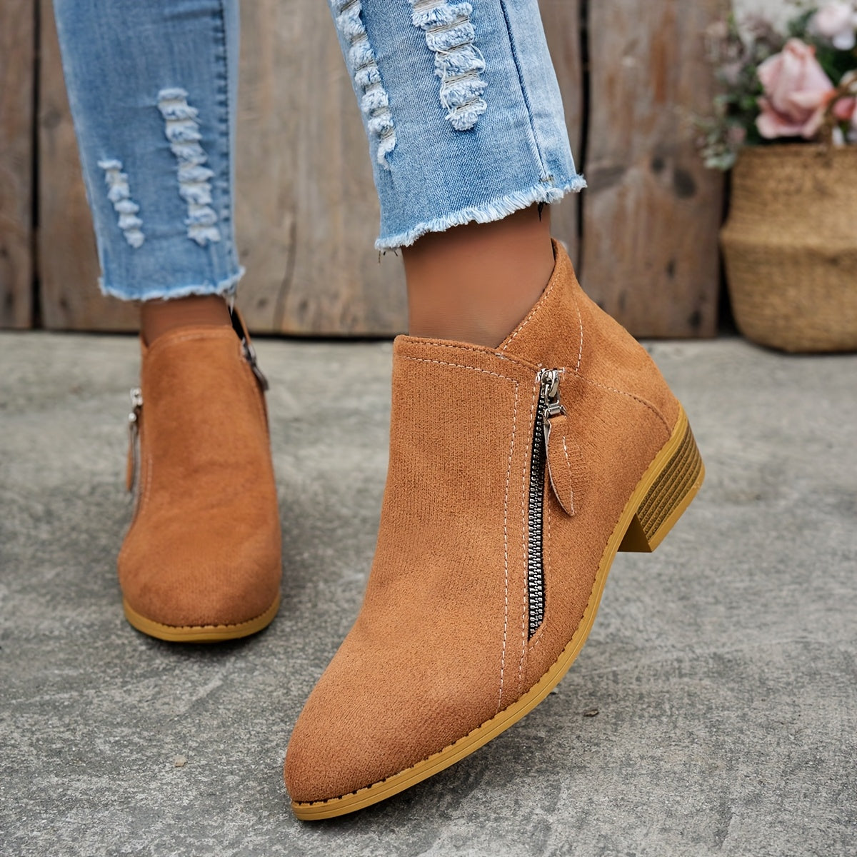 Lona™ | Botines de Ante con Estilo
