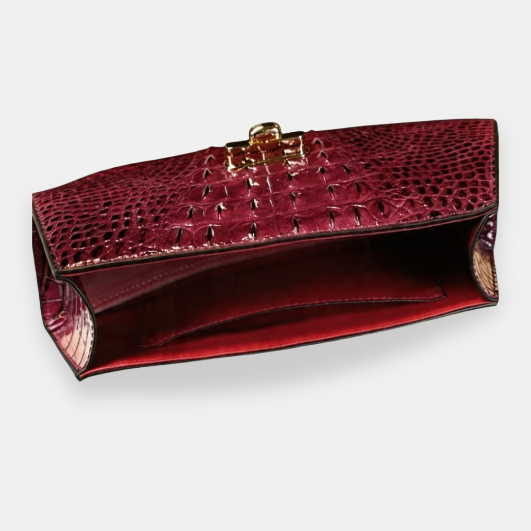 Fréhel | Sac à main effet crocodile