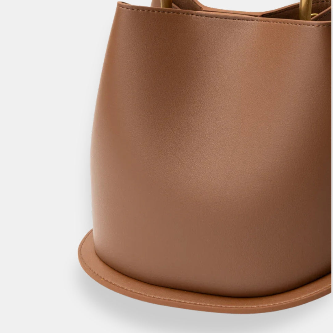 Xélvaine | Bucket Bag with Gold Handle