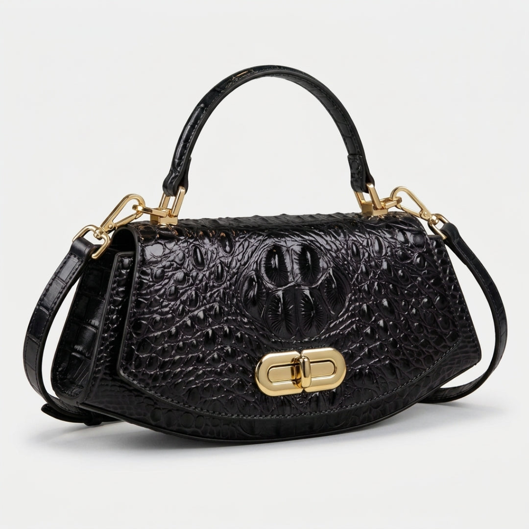 Fréhel | Sac à main effet crocodile