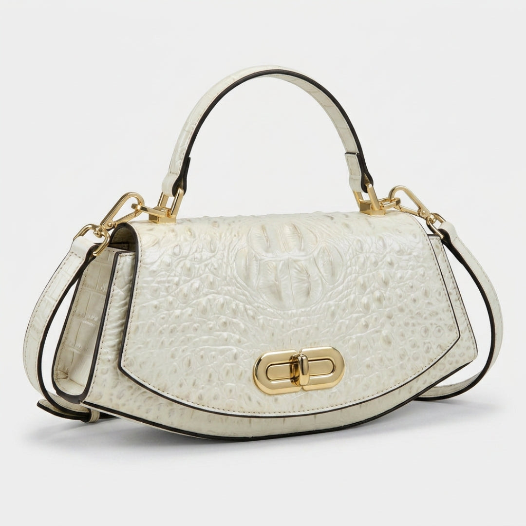 Fréhel | Sac à main effet crocodile