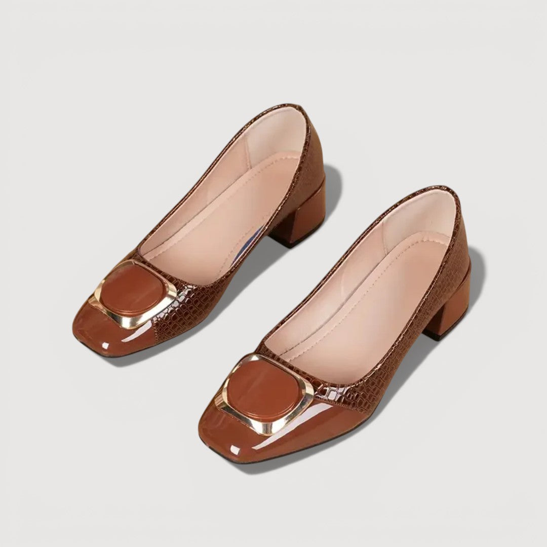 Vika™ | Tacones de Piel Ortopédicos Cómodos y con Estilo