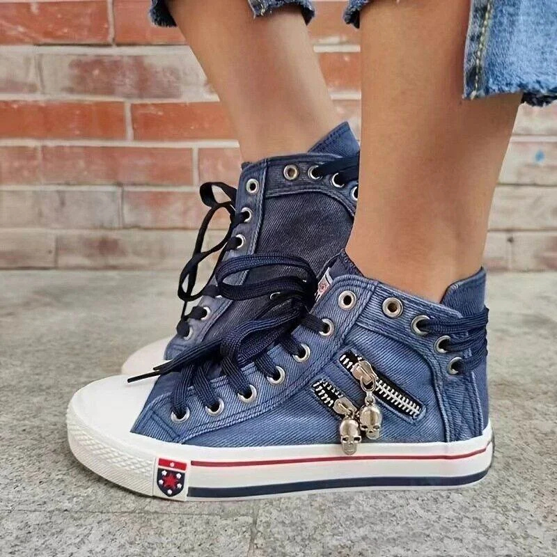 Eva™ | Zapatillas de Tela Vaquera
