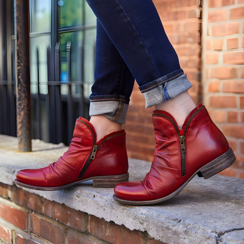 Selma™ | Botines con Estilo y Cremallera