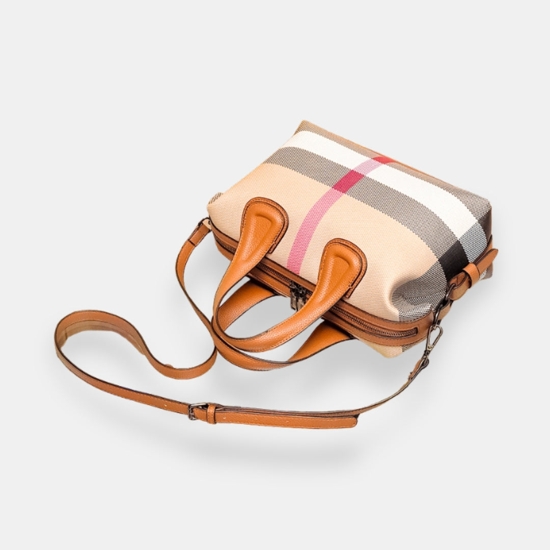 Caëlise | Sac tartan structuré