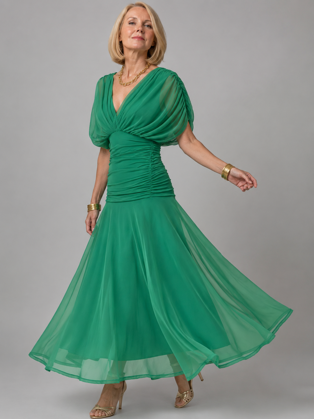Evelina™ | Vestido Maxi Elegante con Efecto Vientre Plano