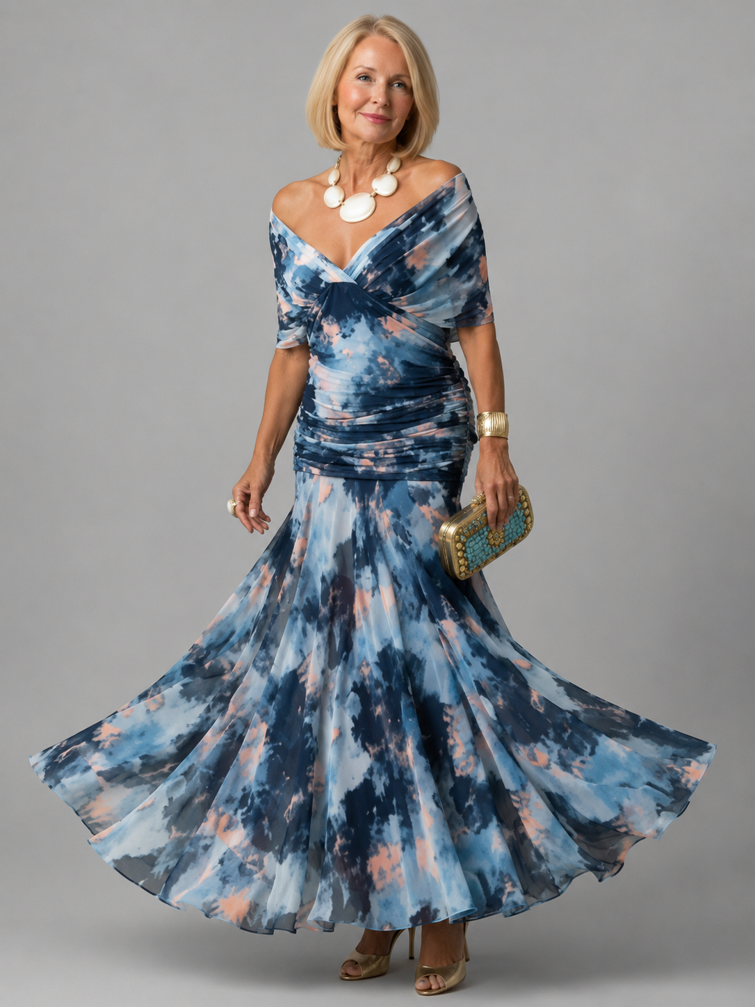 Evelina™ | Vestido Maxi Elegante con Efecto Vientre Plano