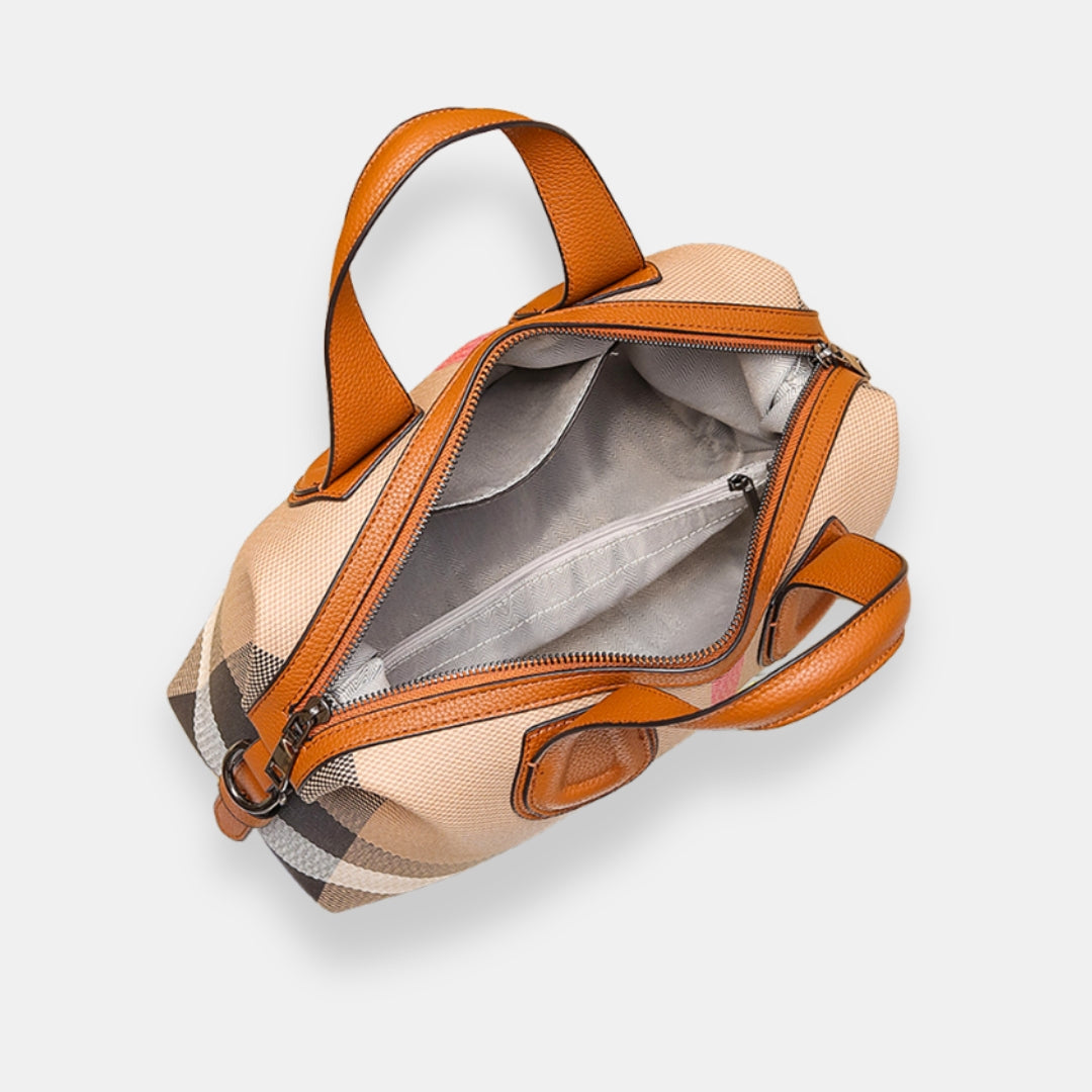 Caëlise | Sac tartan structuré