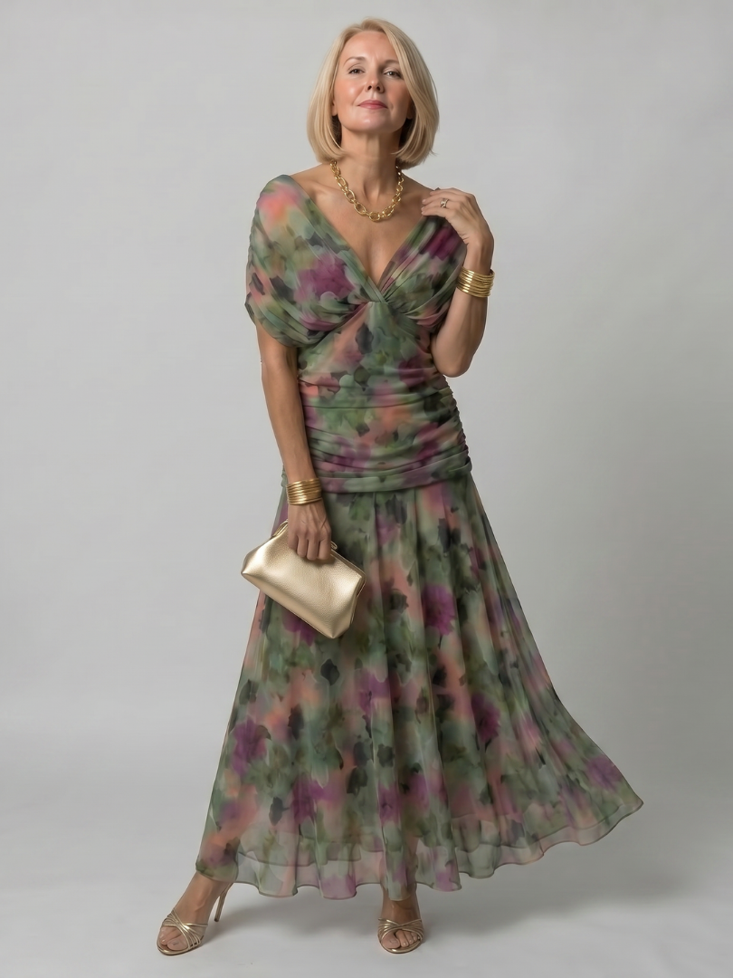 Evelina™ | Vestido Maxi Elegante con Efecto Vientre Plano