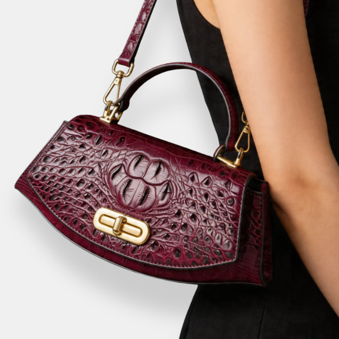 Fréhel | Sac à main effet crocodile