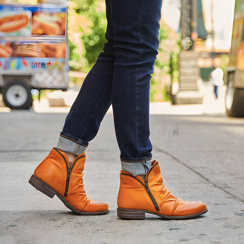 Selma™ | Botines con Estilo y Cremallera