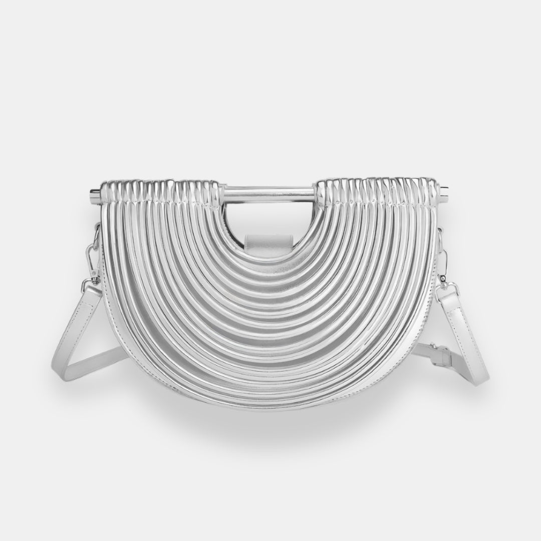 Variolène | Sac demi-lune nervuré