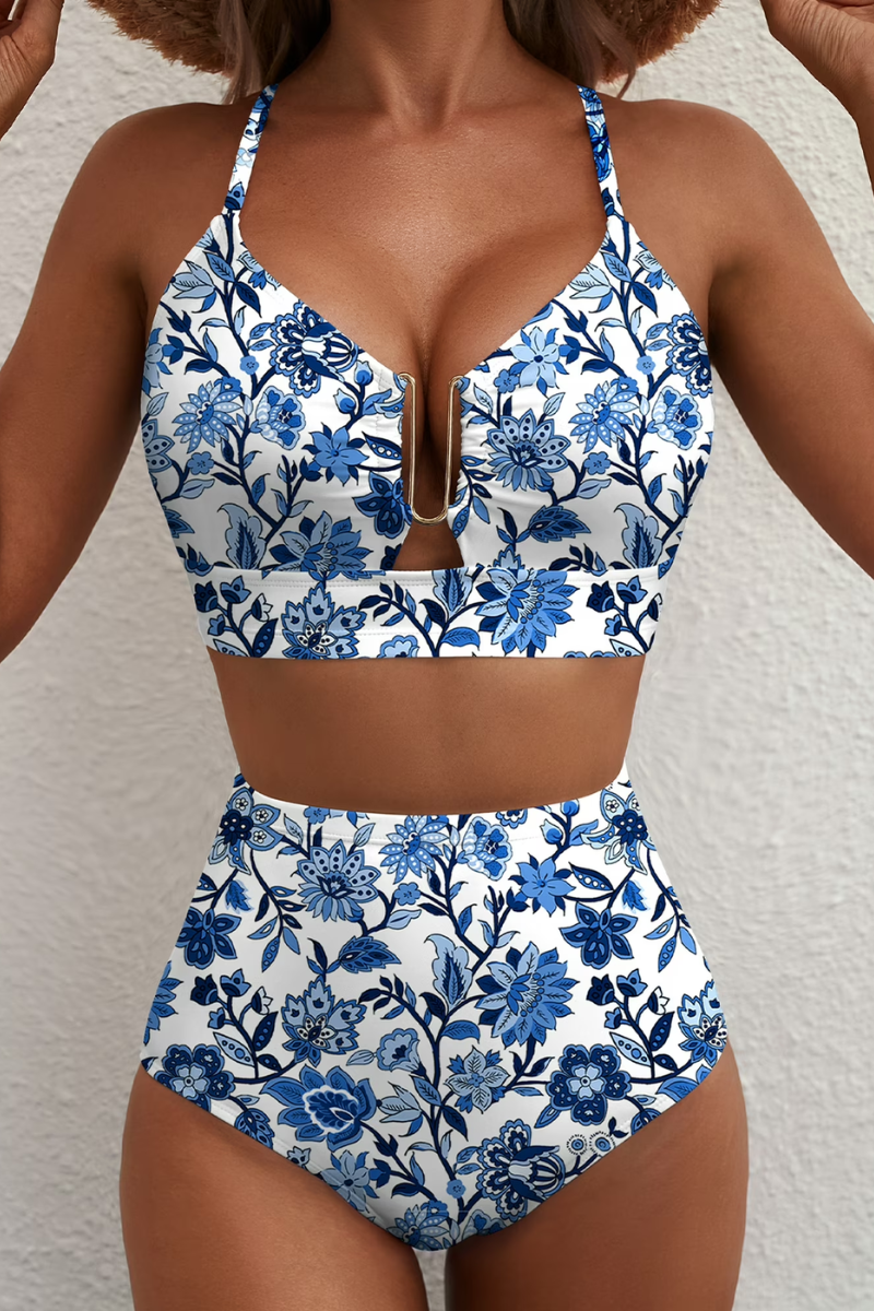 Fenna™ | Conjunto Bikini de Cuadros Moderno