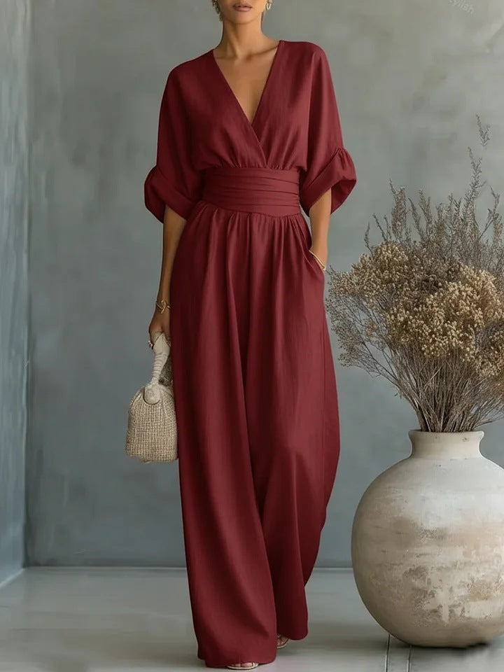 Georgina™ | Mono Elegante con Escote en V