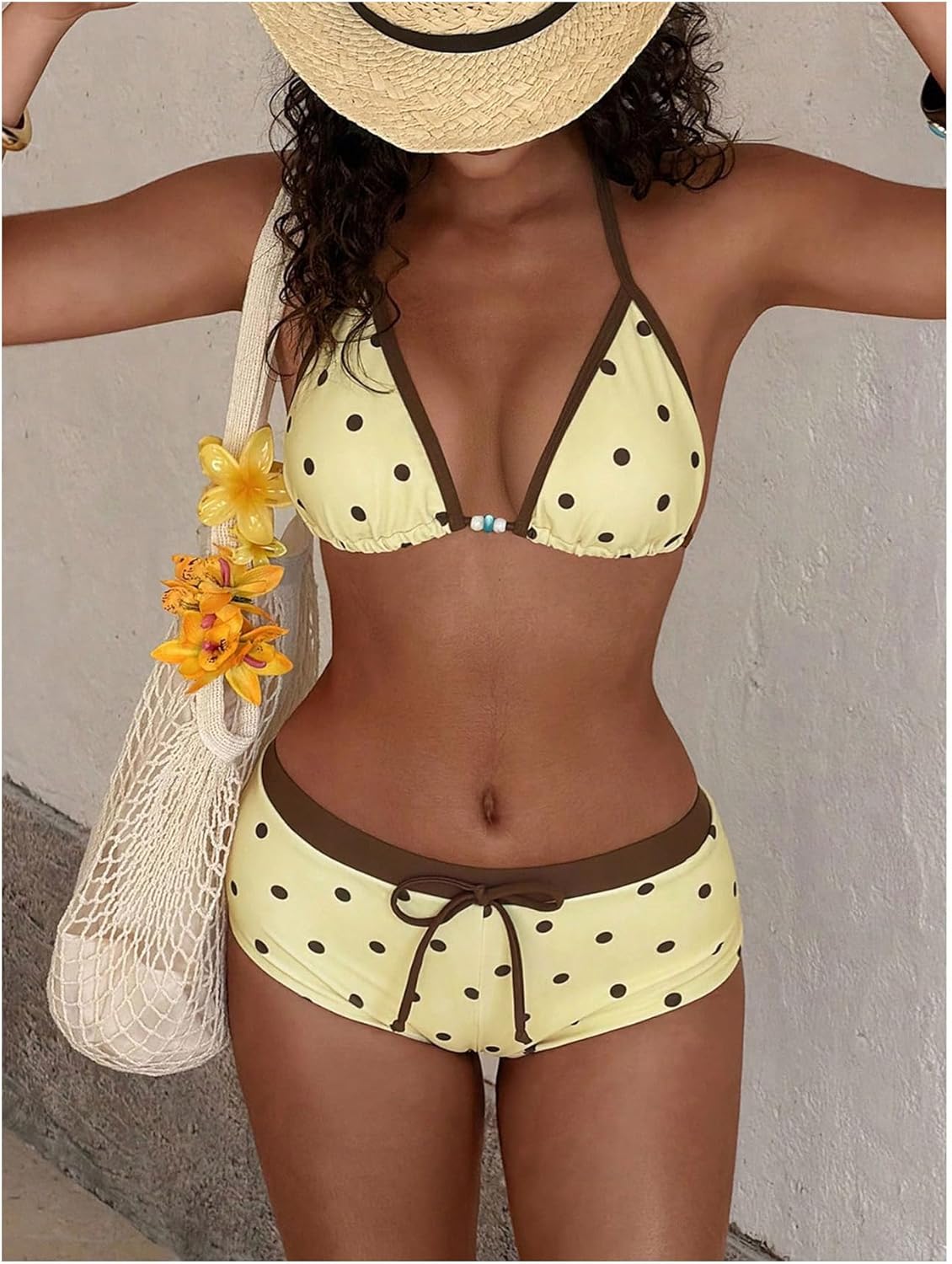 Lotte™ | Bikini Triangular de Lunares Casual
