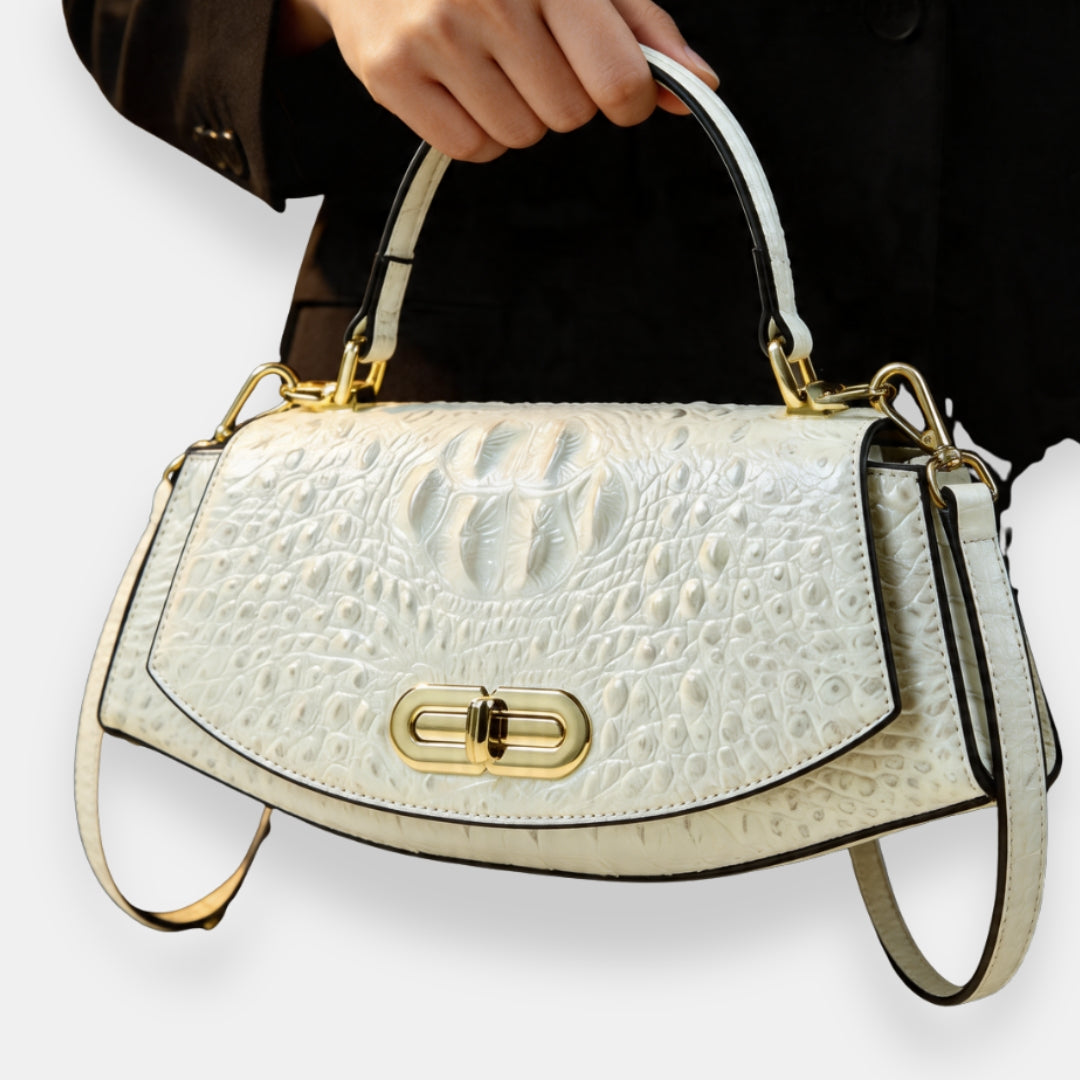 Fréhel | Sac à main effet crocodile