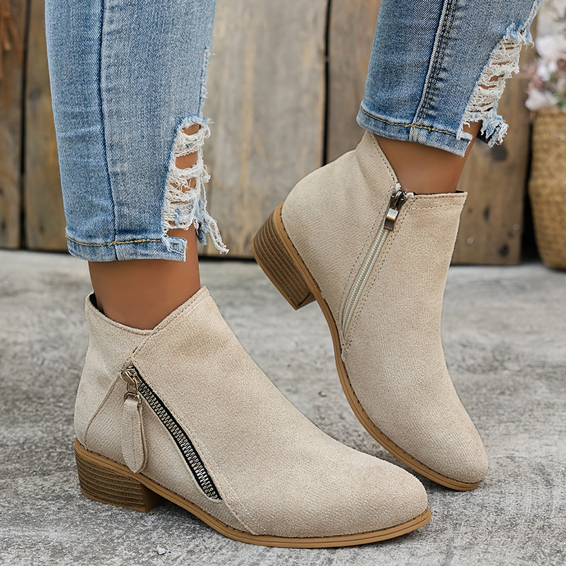 Lona™ | Botines de Ante con Estilo