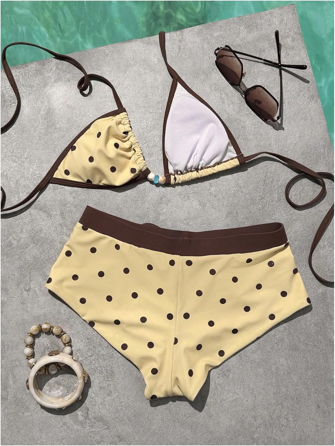 Lotte™ | Bikini Triangular de Lunares Casual