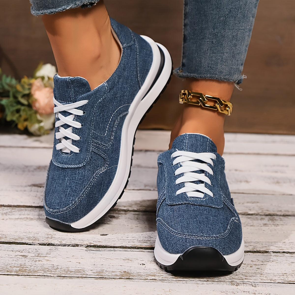 Izzy™ | Zapatillas Ortopédicas de Tela Vaquera