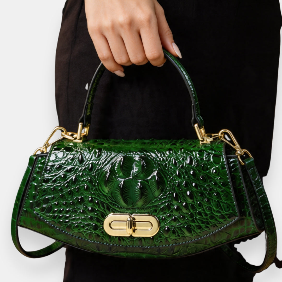 Fréhel | Sac à main effet crocodile