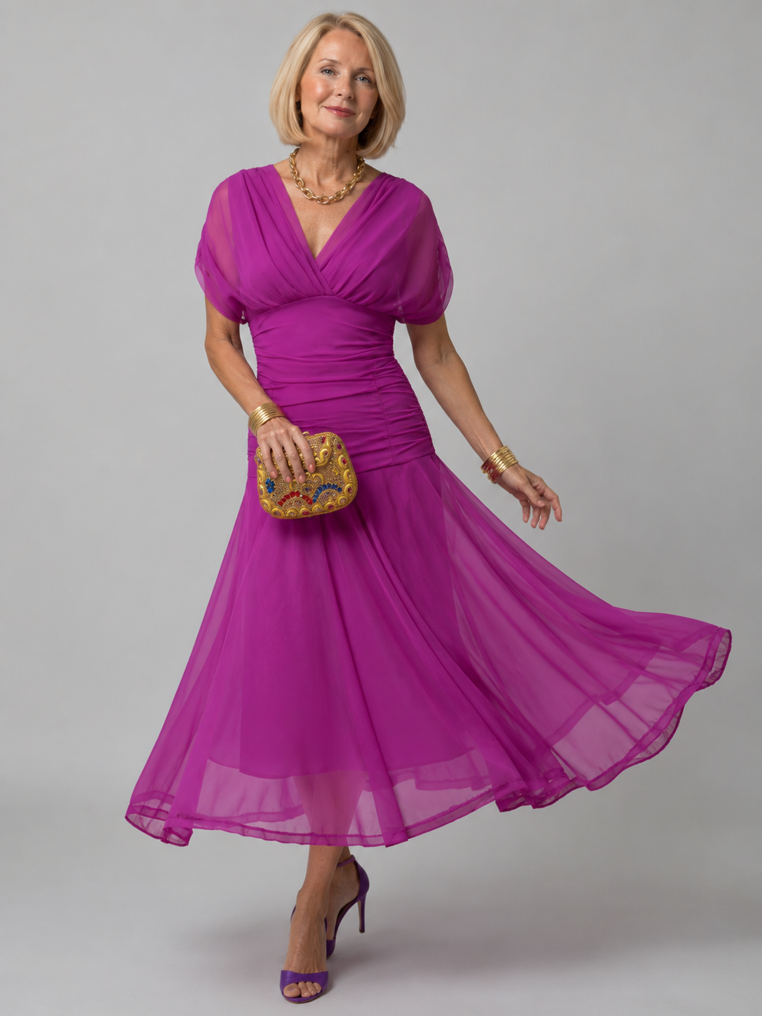 Evelina™ | Vestido Maxi Elegante con Efecto Vientre Plano