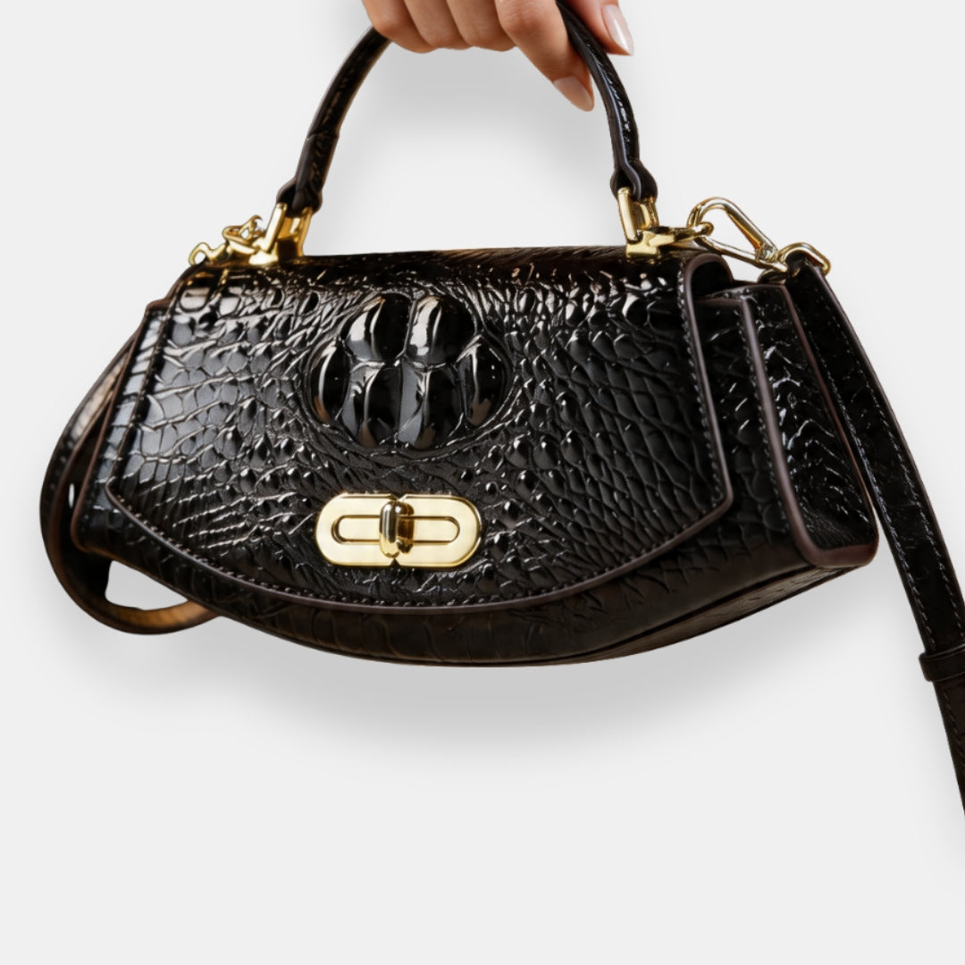 Fréhel | Sac à main effet crocodile