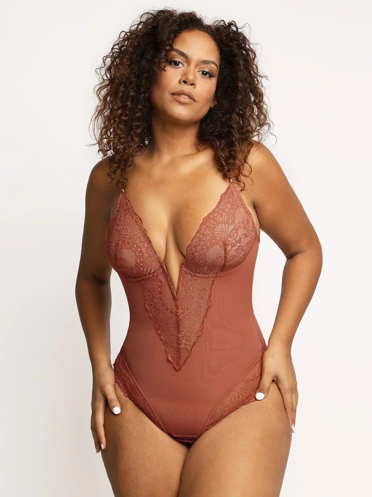 Noé™ | Body Elegante con Escote Profundo en V