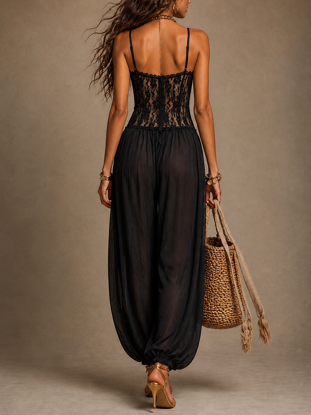 Laia™ | Mono Halter de Encaje